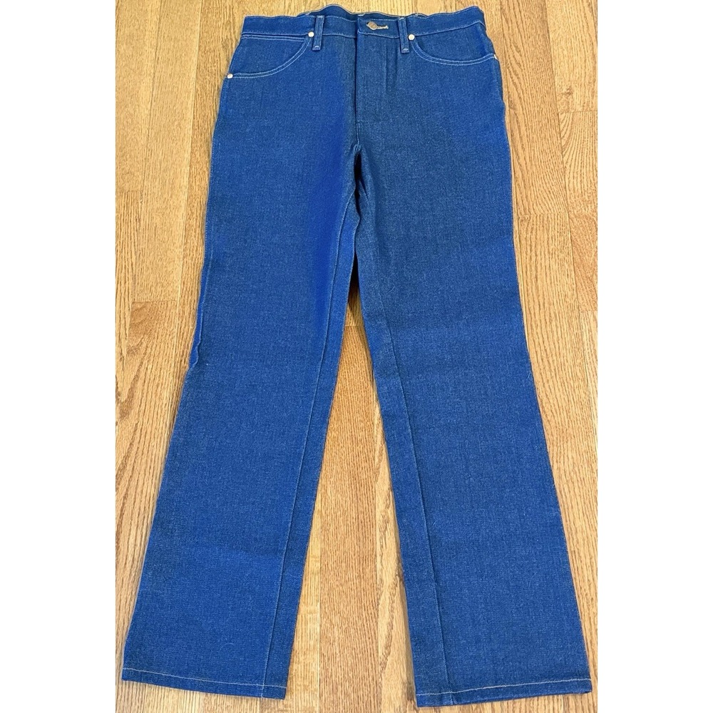 NWT Wrangler 936 Cowboy Cut Slim Fit Western Denim Jeans 33x32 100% Cotton - Picture 3 of 8